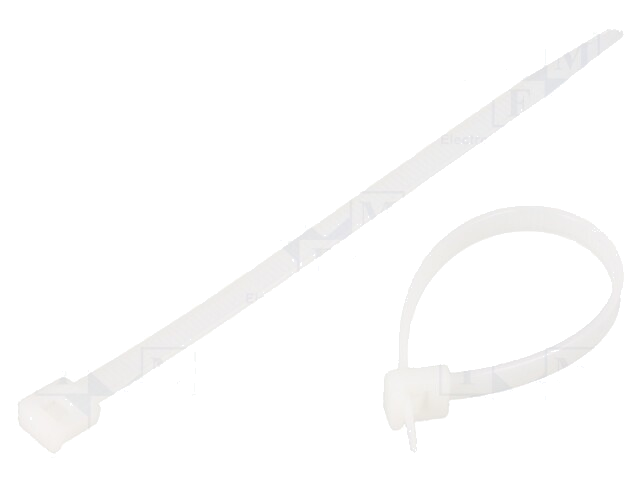 Kabelbinder; L: 120mm; W: 4,8mm; polyamide; 135N; natuurlijk; LK Kabelbinder; L: 120mm; W: 4,8mm; polyamide; 135N; natuurlijk; LK